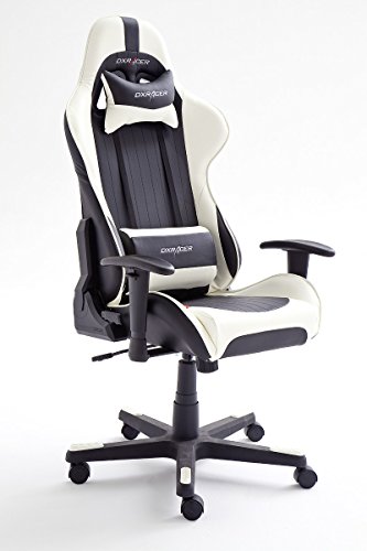 DX Racer6 Gaming Stuhl, Schreibtischstuhl, Bürostuhl, Chefsessel mit Armlehnen, Gaming chair