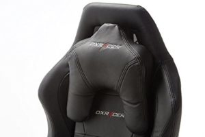 DX Racer12 Gaming-/Büro-/Schreibtischstuhl, Chefsessel mit Armlehnen, Wide Serie, 69 x 127-134 x 76 cm, Gestell Alu, Bezug Kunstleder