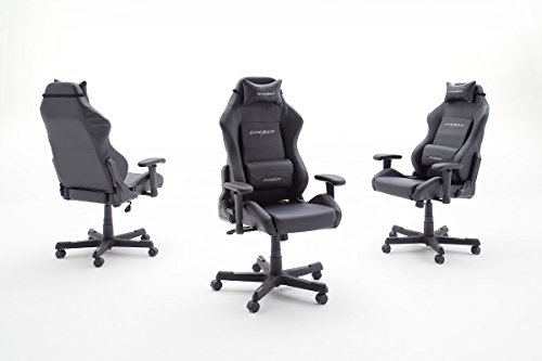 DXRacer 3 Gaming Stuhl mit roten Fäden